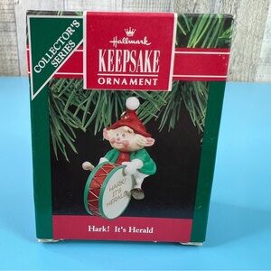 Hallmark Keepsake Ornament 1990 Hark! It’s Herald Handcrafted Collectible Series